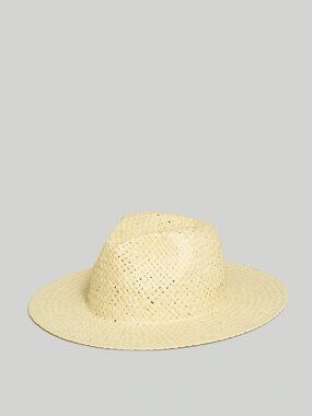 Madewell Woven Straw Hat for Summer Beach Picnic